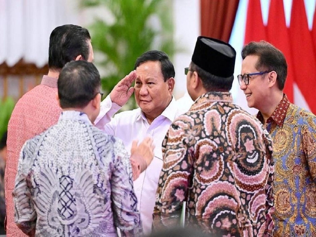 Usai Diberi Gelar Jenderal Kehormatan Oleh Jokowi Prabowo Kayaknya