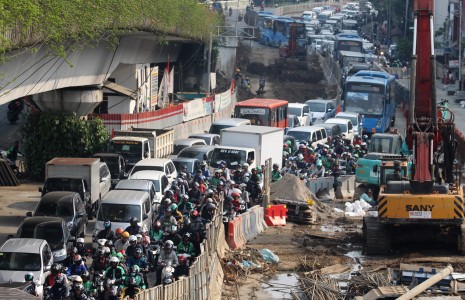 Pembangunan Underpass Matraman-Salemba Terkendala