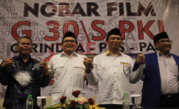 Jenderal Gatot Nurmantio dan Jokowi Nobar Film G30S/PKI