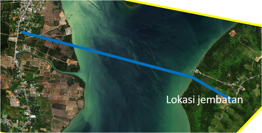 Mangkraknya Pembangunan Jembatan Pulau Laut