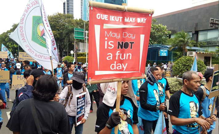 Tujuh Tuntutan Buruh Bekasi Raya