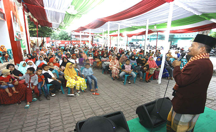 Rumah Pemenangan Relawan Djarot-Sihar Jadi Tempat Ratusan 