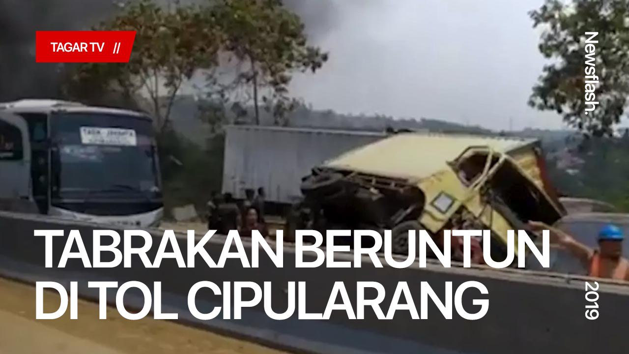 Tabrakan Beruntun Di KM-91, Tol Cipularang | Tagar