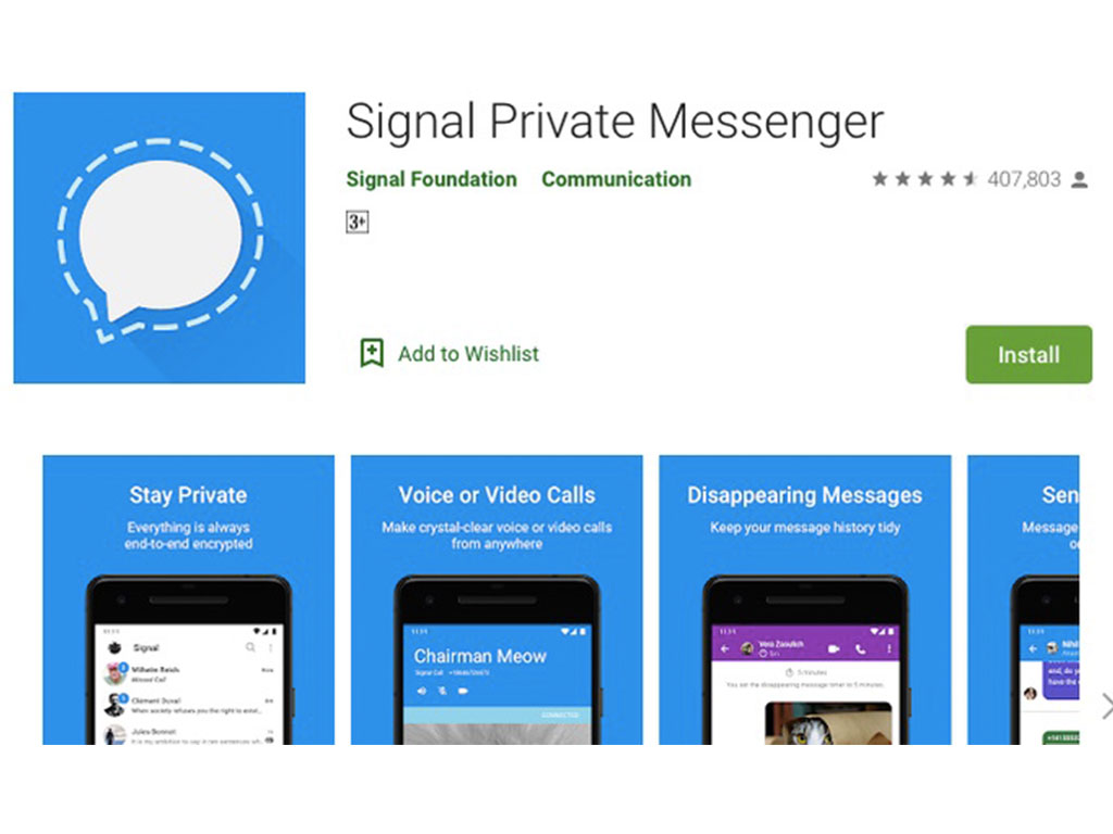 signal private messenger desktop