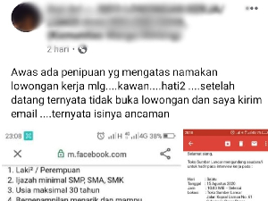 Togel Xm
, Waspada Penipuan Berkedok Lowongan Kerja Di Malang