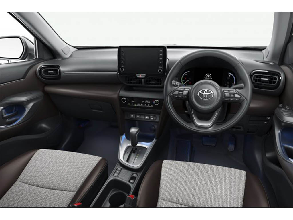 Interior dari Toyota Yaris Cross