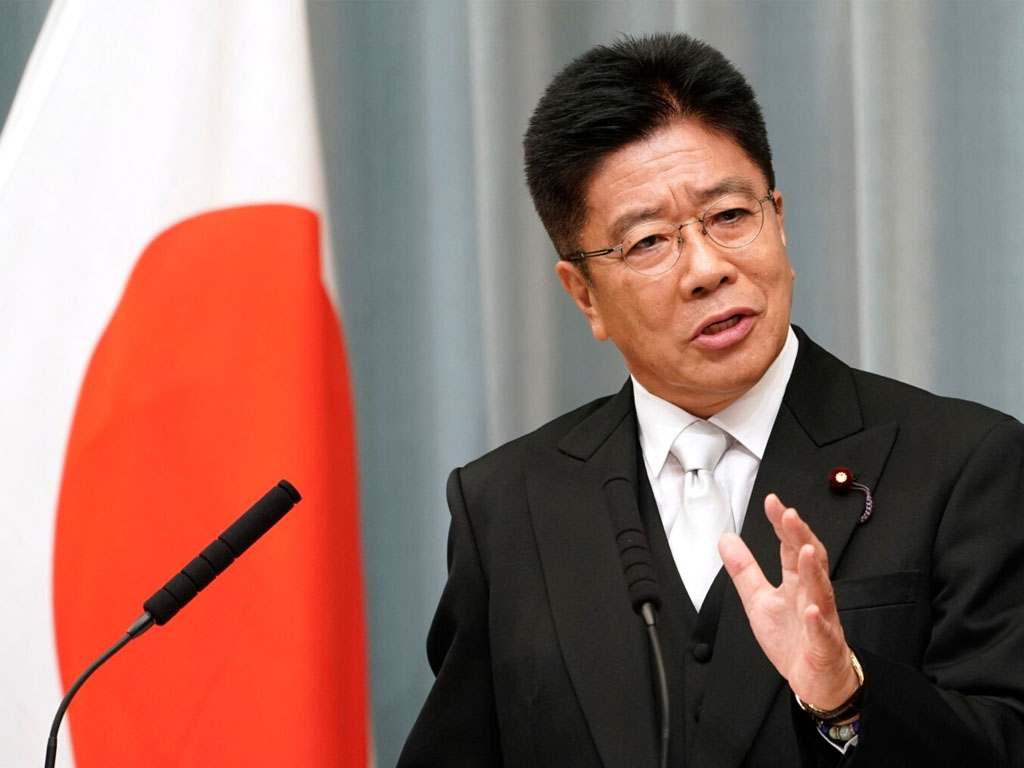 Menteri Sekretaris Kabinet Jepang Katsunobu Kato