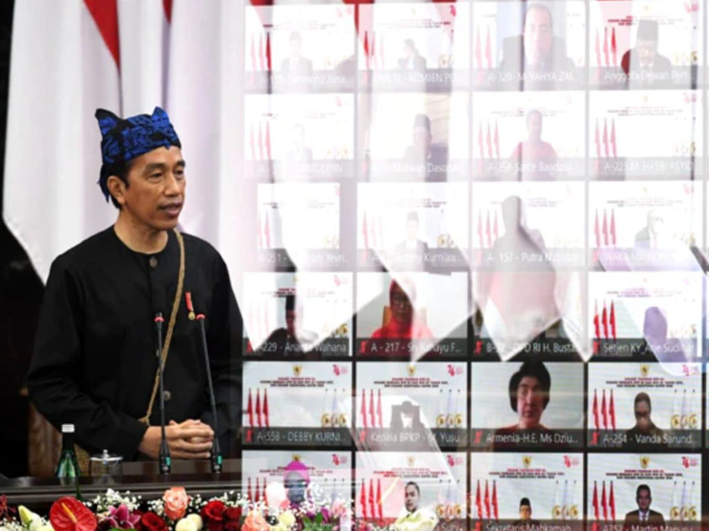 Jokowi dalam pidato Nota Keuangan