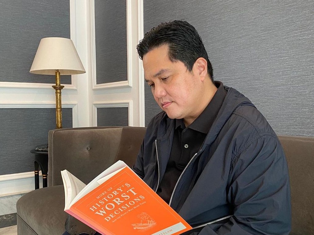 Netizen Ramai Semangati Erick Thohir Dampingi Prabowo