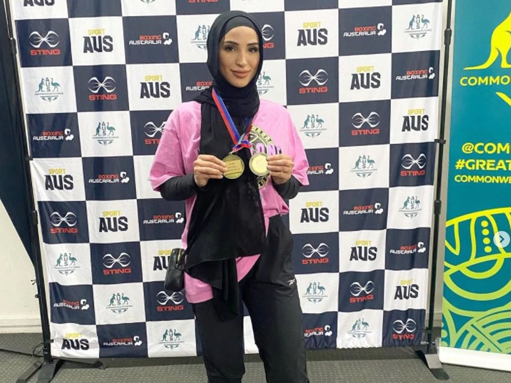 Tina Rahimi juara Australia di kelas 57 kg