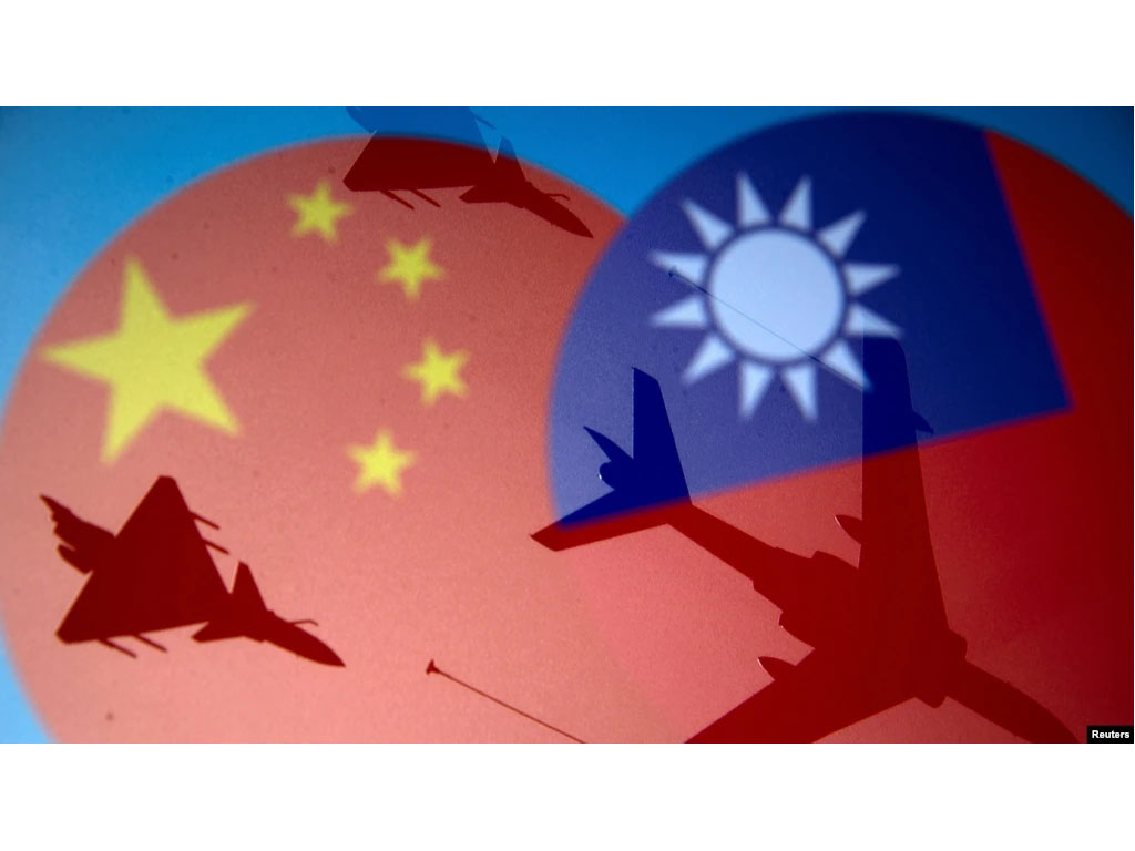 bendera china dan taiwan