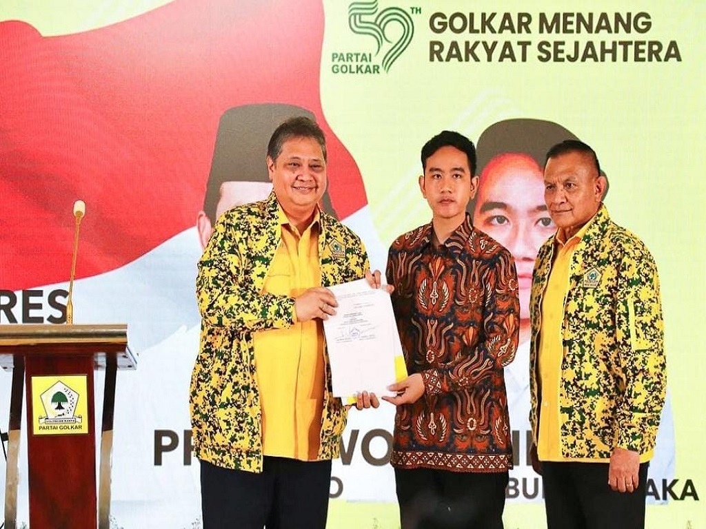 Apa Alasan Prabowo Pilih Gibran Jadi Cawapres? Begini Kata Ketum Golkar