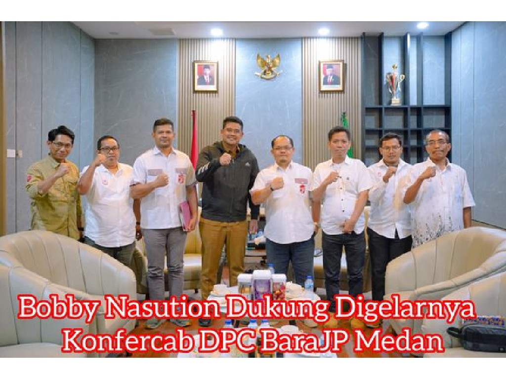 Pertemuan Bara JP dan Wali Kota Medan Muhammad Bobby Afif Nasution