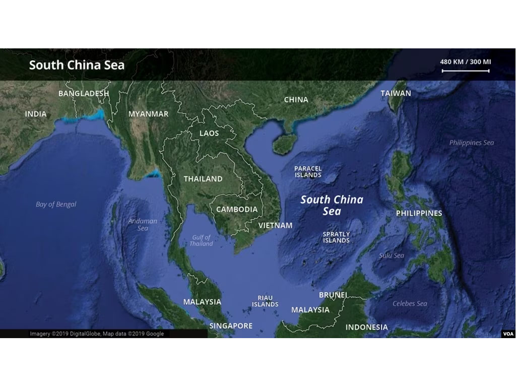 Peta Laut China Selatan