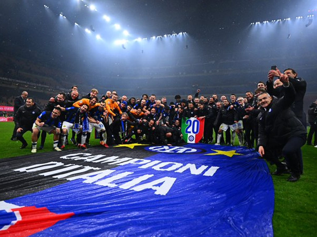 Inter Milan Pastikan Diri Sebagai Juara Liga Serie A Italia | Tagar