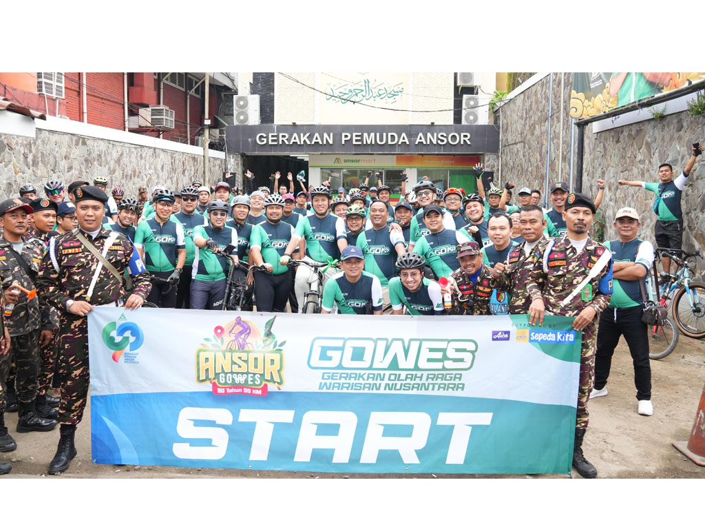 Aice Group Dukung Kegiatan Bersepeda ANSOR GOWES 90 Tahun Sepanjang 90 KM