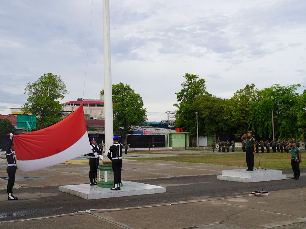 Peringatan Hari Kebangkitan Nasional di Korem 011 Lilawangsa Kota Lhokseumawe