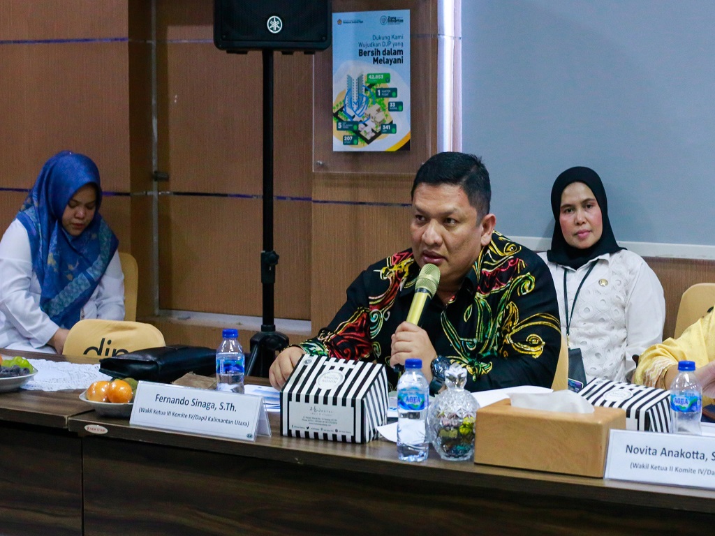 Senator Fernando Sinaga Berharap BPN Mampu Naikkan Rasio Pajak Secara Signifikan dan Berkelanjutan