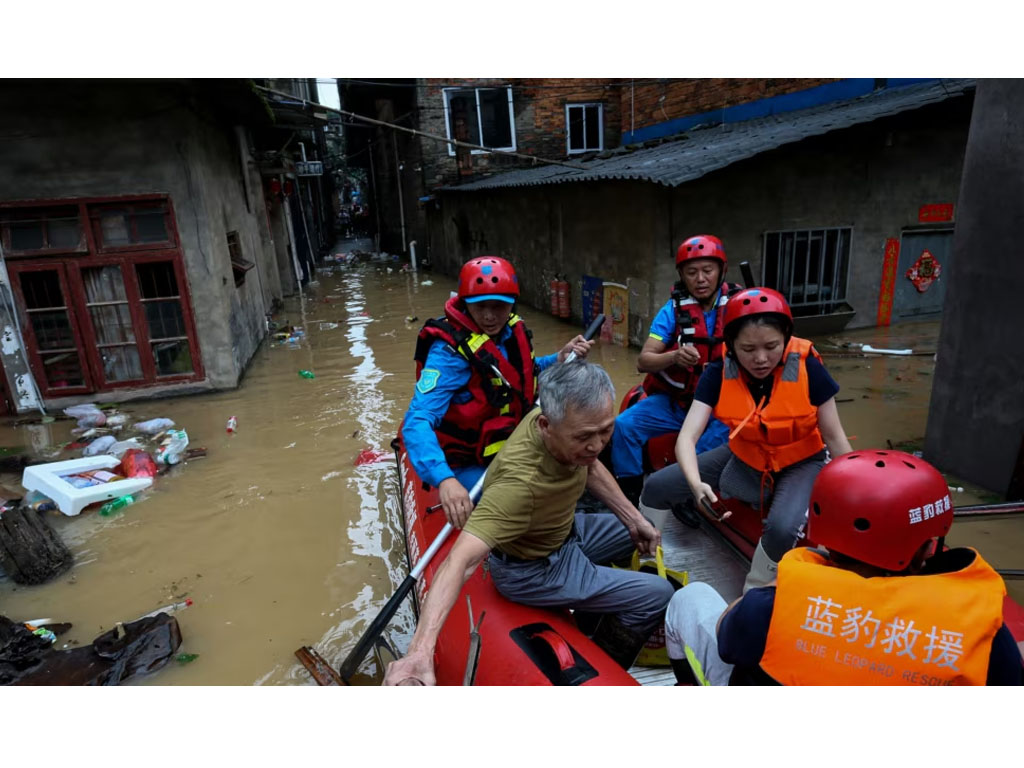 evakasi di China