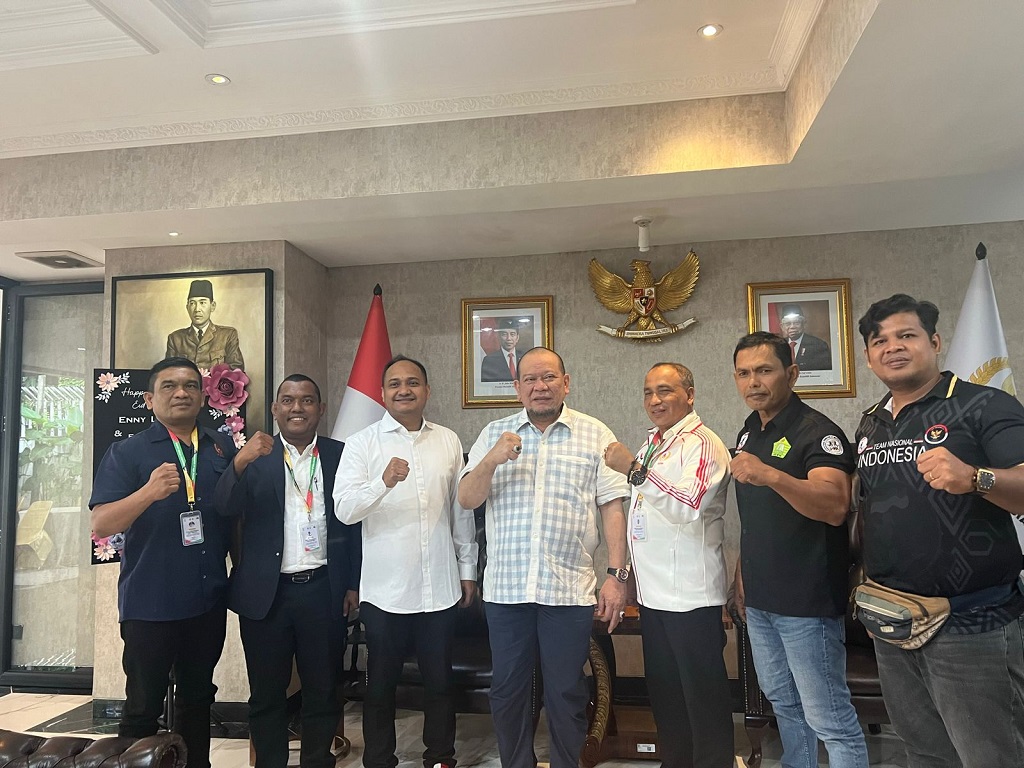 Aburadak Bertemu Dengan Ketua DPD RI La Nyalla Bahas Persiapan PON XXI 2024