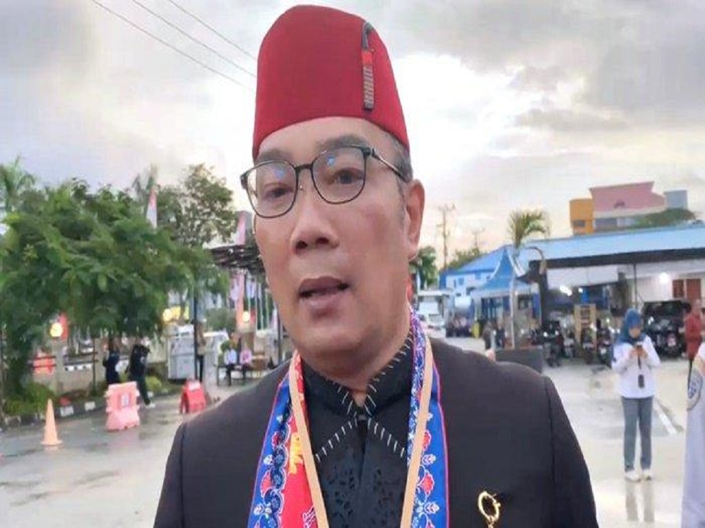 Ridwan Kamil Pakai Baju Adat Betawi Saat Upacara HUT RI di IKN