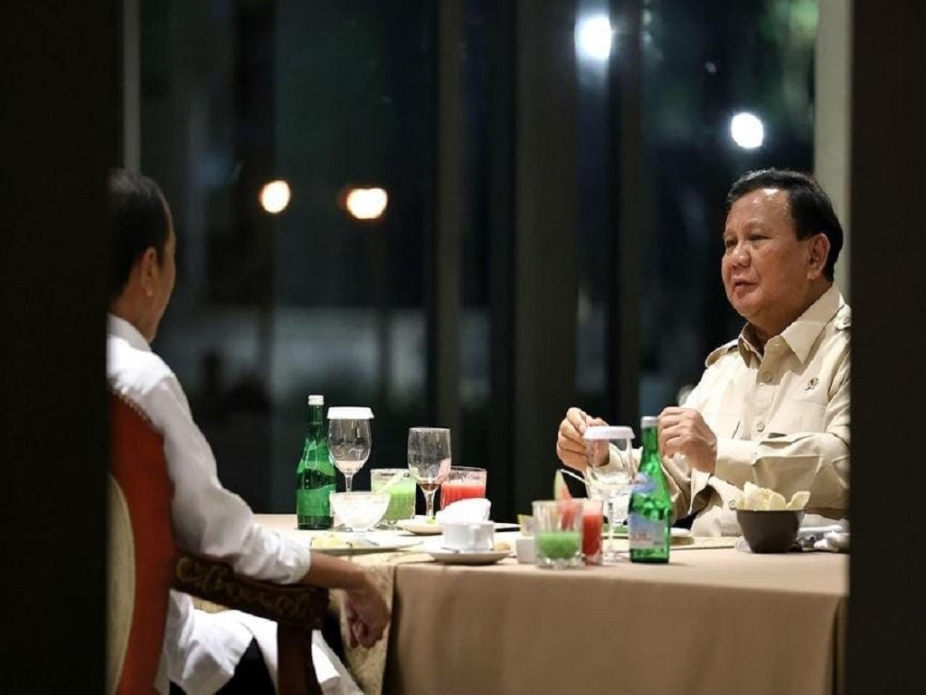 Makan Malam Bersama, Inilah yang Dibahas Presiden Jokowi dan Prabowo