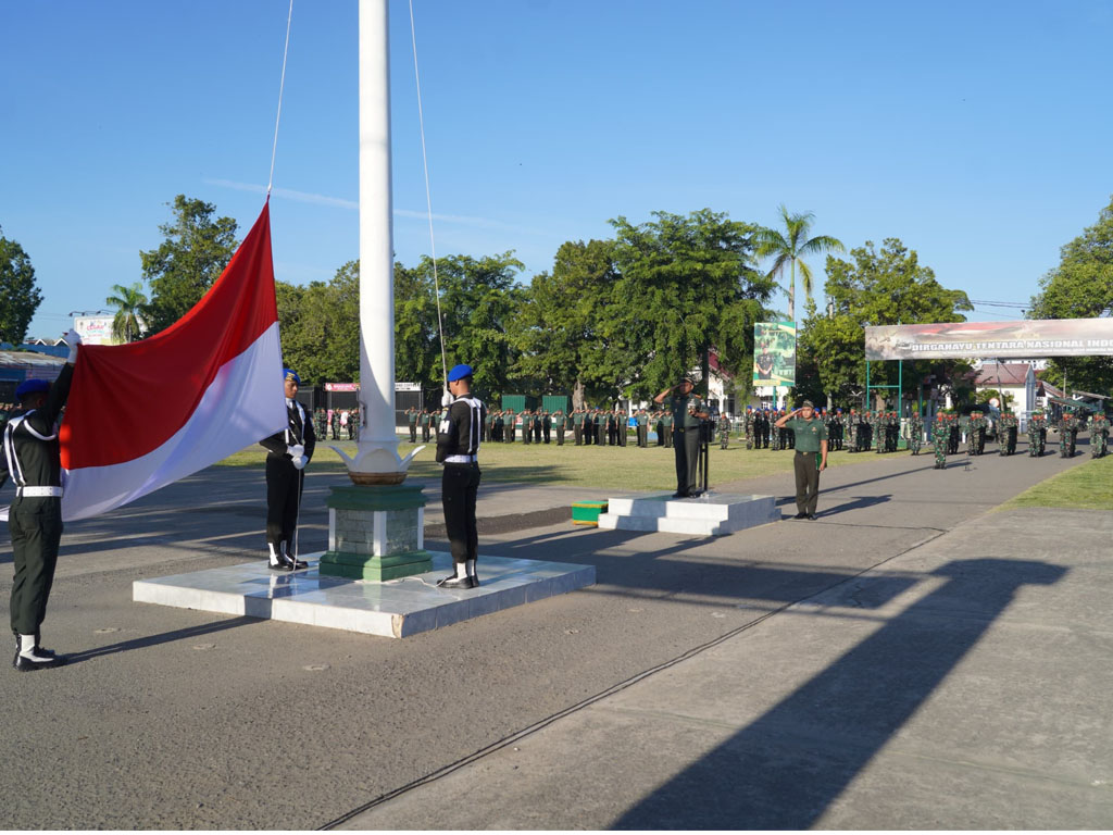 Danrem 011 Lilawangsa Kolonel Inf Ali Imran Pimpin Upacara Peringatan Hari Sumpah Pemuda 2024 di Kota Lhokseumawe