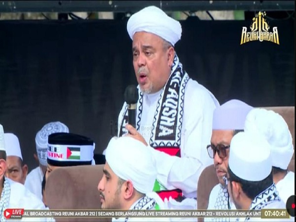 Pesan Rizieq Syihab untuk Presiden Prabowo: Bersihkan Pemerintahan dari Korupsi dan Judi