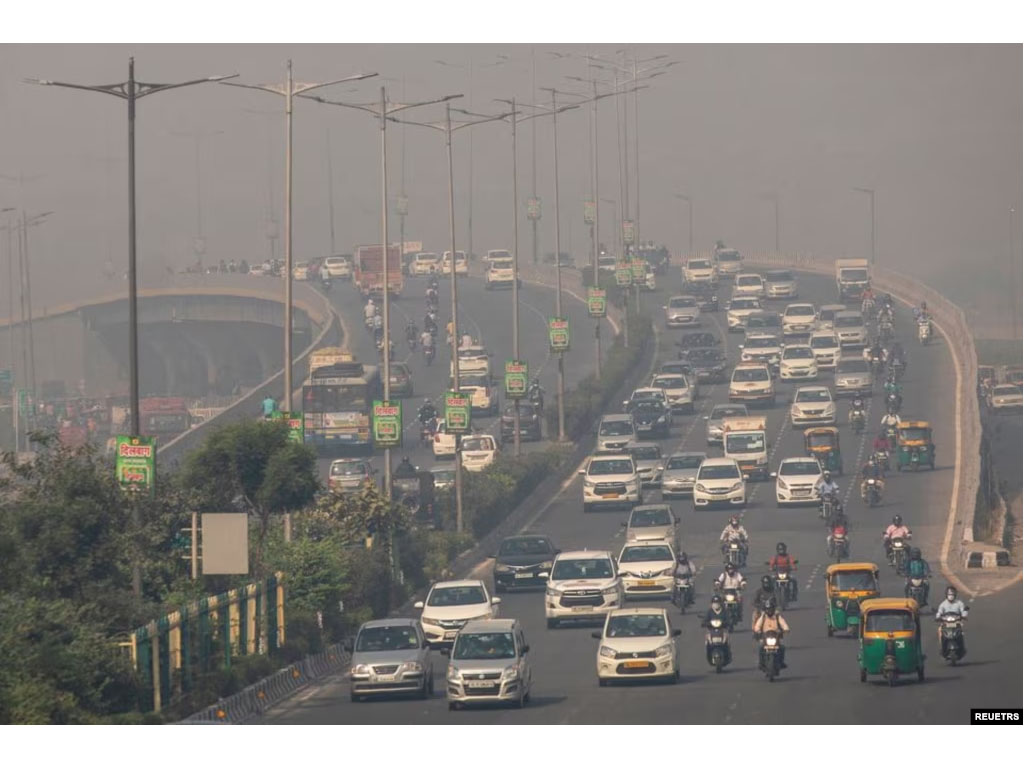 polusi udara di india