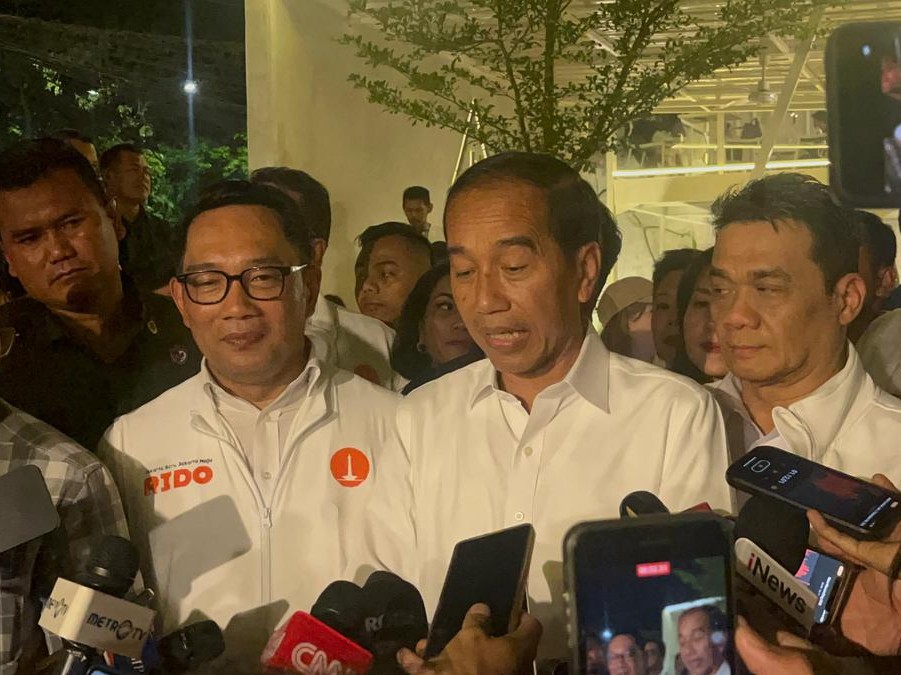 Jokowi Dukung Ridwan Kamil di Pilkada Jakarta