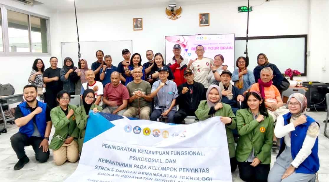 Menyemai Optimisme Pemulihan Pasien Stroke: Langkah Nyata Alfa Penyintas stroke Lumpuh dan Komunitas Kawan Stroke Indonesia