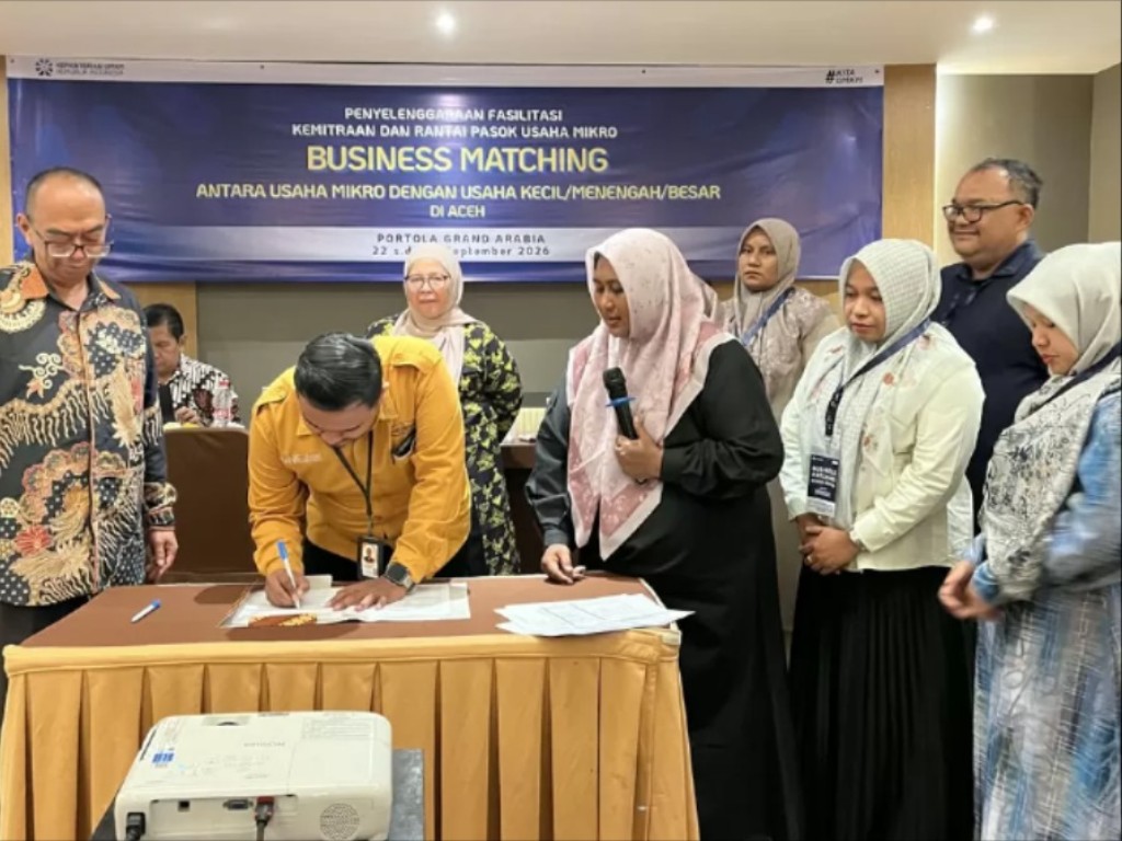 Kementerian UMKM Buka Rantai Pasok Pascabencana: 25 Usaha Mikro Aceh Tembus ke Jaringan Ritel Modern melalui Program KUMITRA