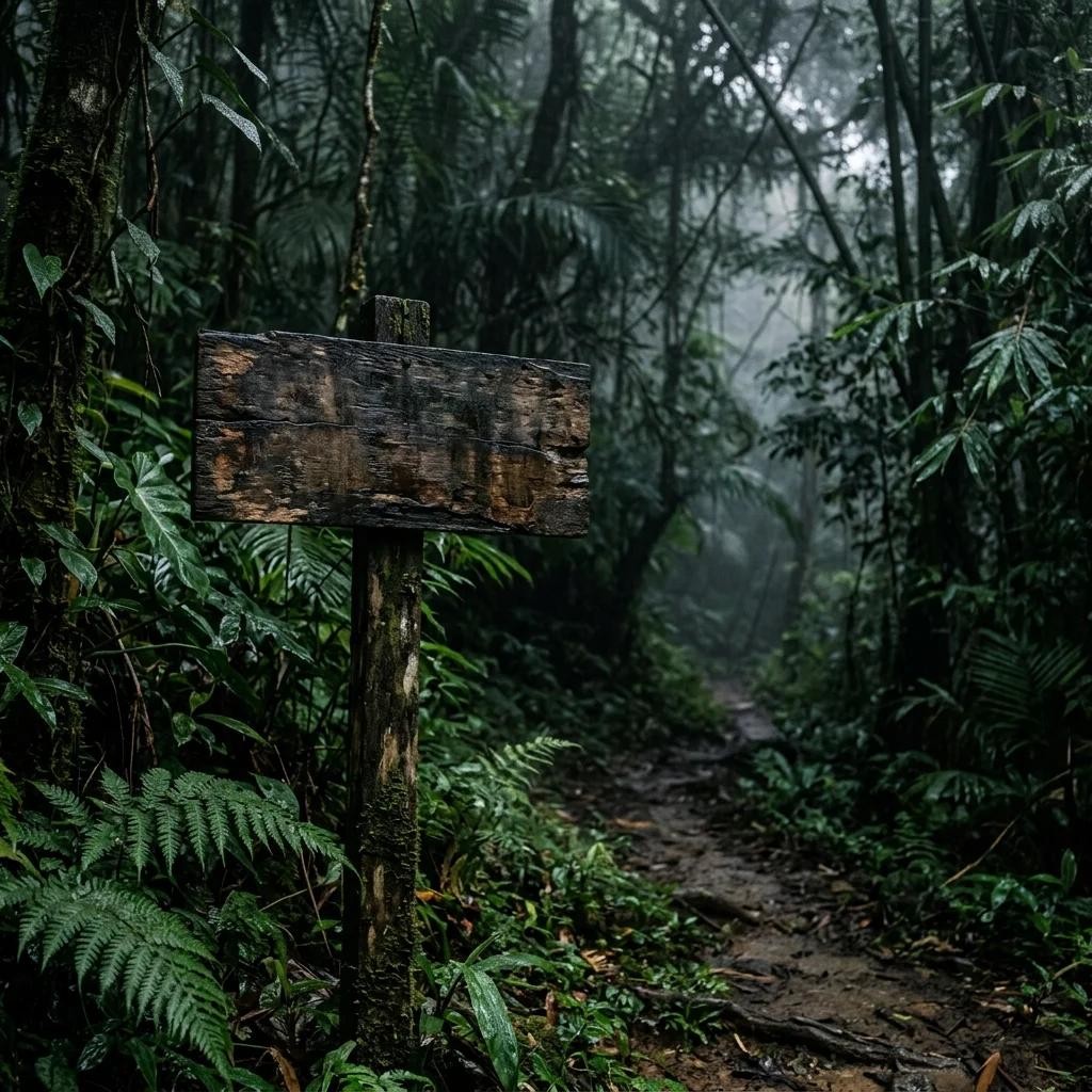 Papan Penunjuk yang Dipaku Terbalik