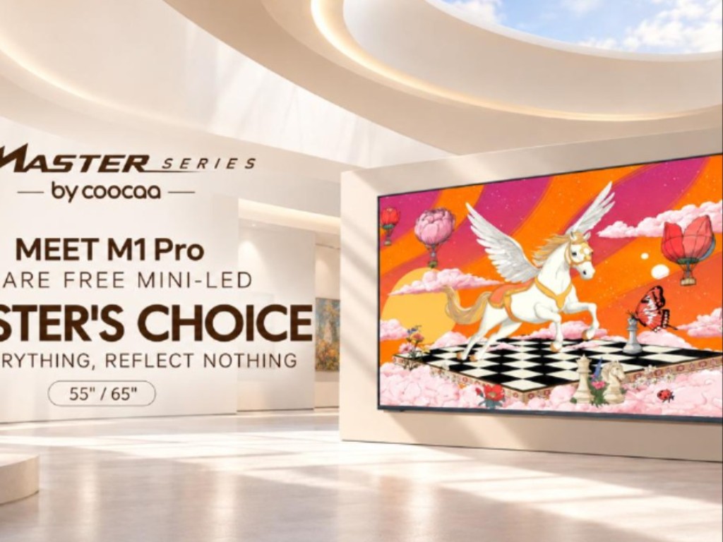 Coocaa Master Series M1 Pro Diluncurkan, Hadirkan Pengalaman Menonton di Rumah yang Lebih Baik dengan Desain Elegan dan Layar Bebas Silau
