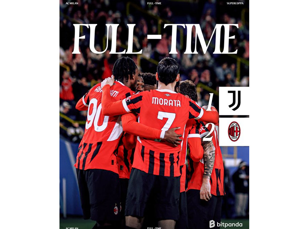 AC Milan ke Final Super Cup Italia Singkirkan Juventus di Semifinal di Arab Saudi