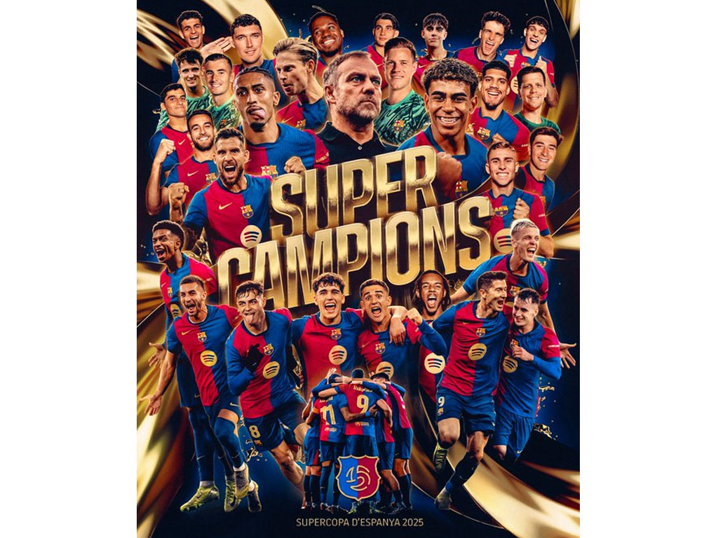 Barcelona dengan 10 Pemain Jungkalkan Real Madrid di Final Super Cup Spanyol di Jeddah