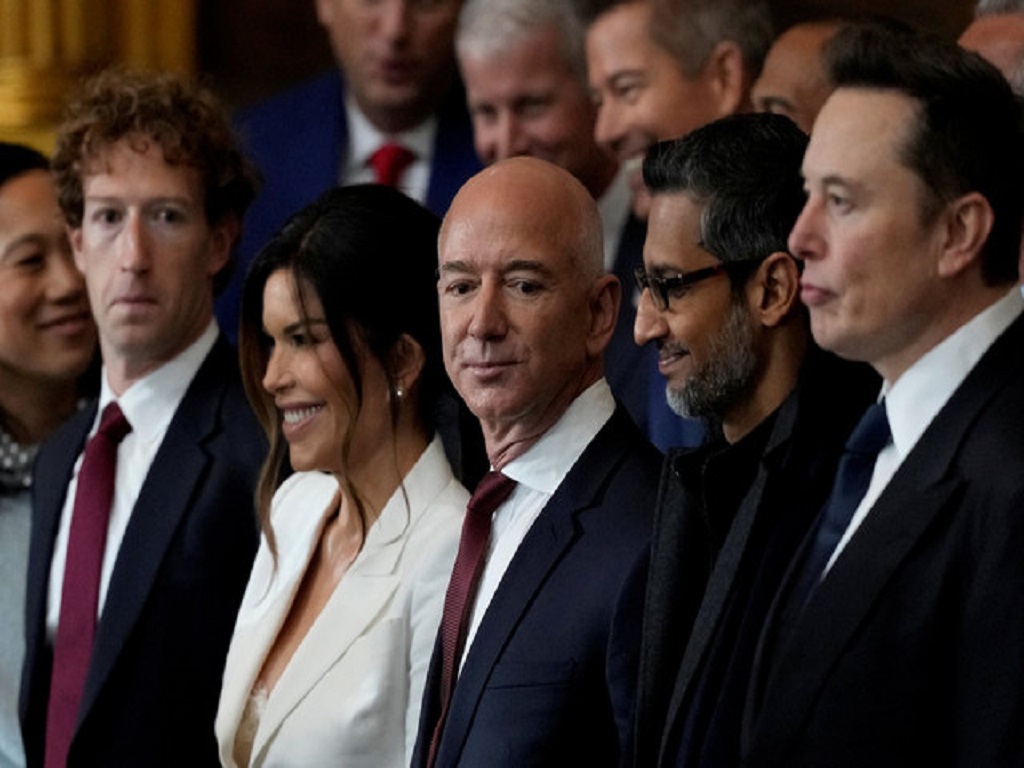 Deretan Orang Terkaya di Pelantikan Donald Trump, Elon Musk, Mark Zuckerberg, hingga Jeff Bezos