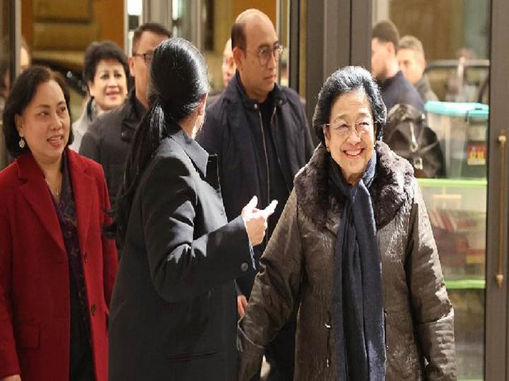 Ketum PDIP Megawati Tiba di Roma untuk Bicara di World Leaders Summit
