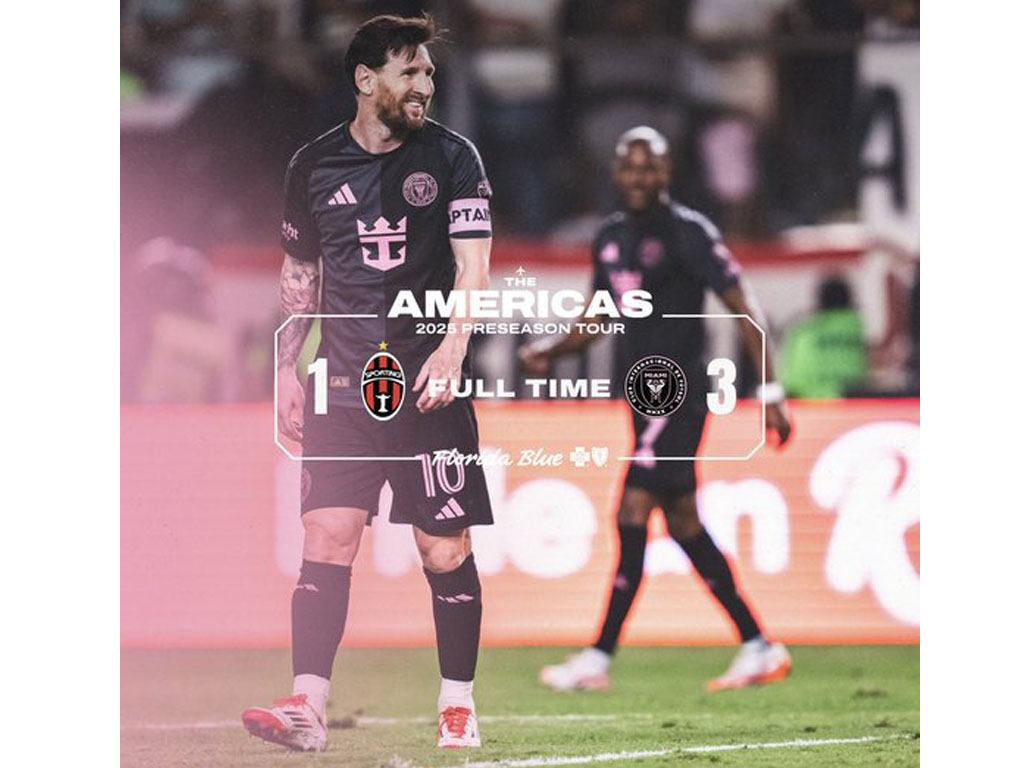 Inter Miami Menang di Laga Persahabatan Lawan Sporting San Miguelito di Panama