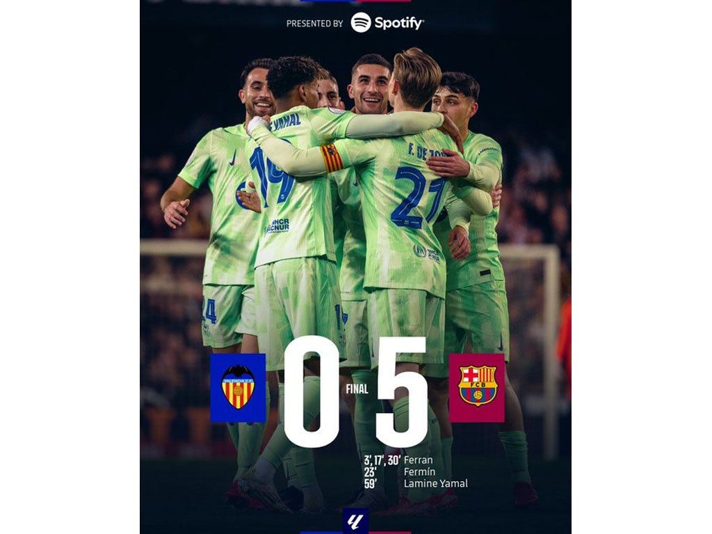Barcelona Melenggang ke Semifinal Copa del Rey dengan Menyingkirkan Valencia