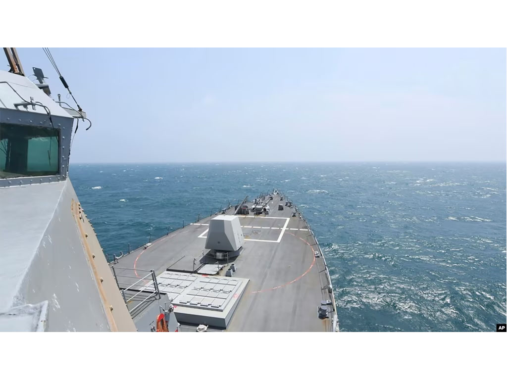 Kapal AL AS Pertama Berlayar di Selat Taiwan Sejak Pelantikan Trump