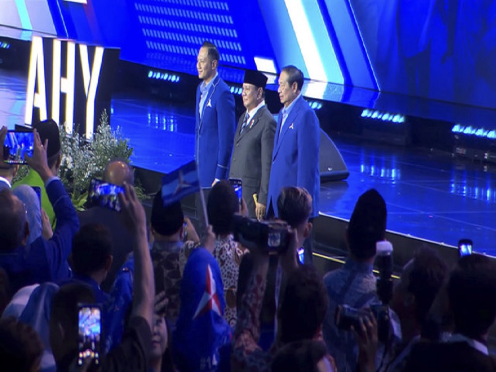 Prabowo Goda Ketum Demokrat: Siapa Tahu Ada Presiden AHY, Nanti Berdua Bersaing