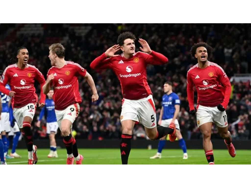 Manchester United Benamkan Ipswich Town di Liga Premier Inggris
