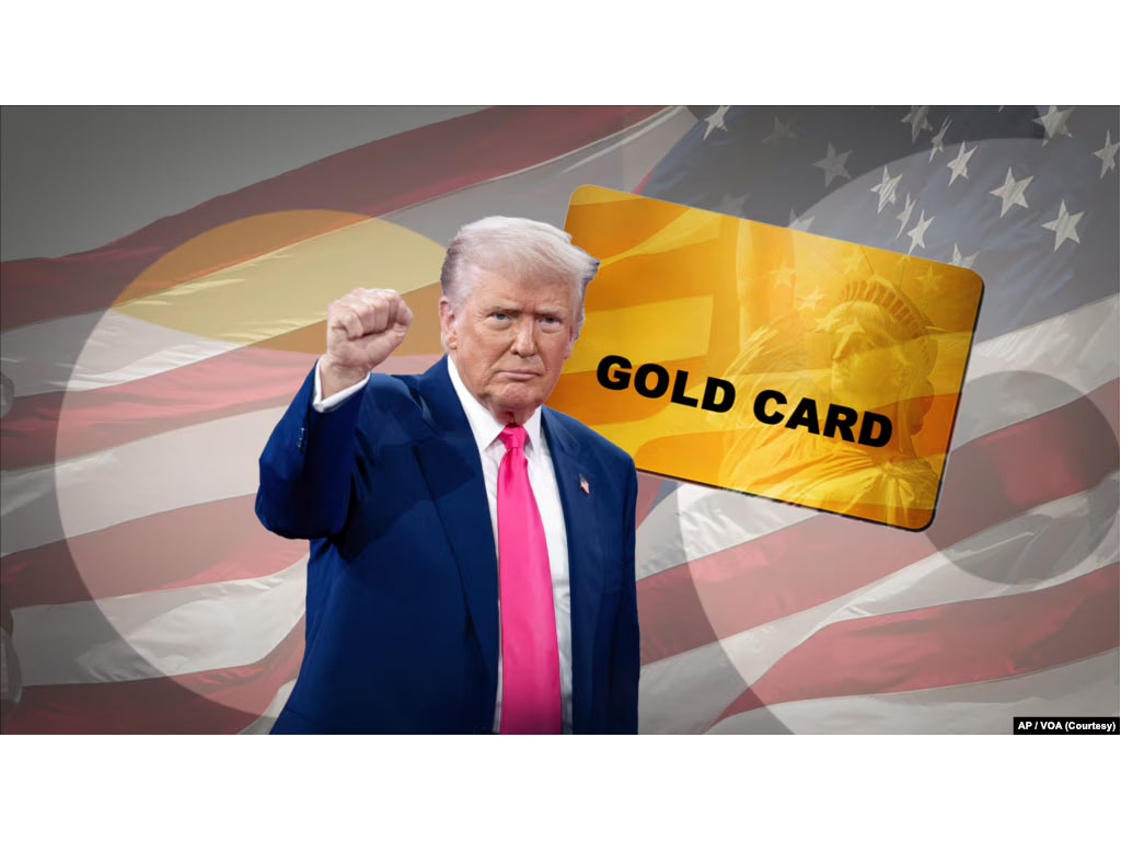 Presiden Trump Tawarkan Kartu Emas Senilai Rp 81 Miliar bagi WN Asing untuk Buka Lapangan Kerja di AS