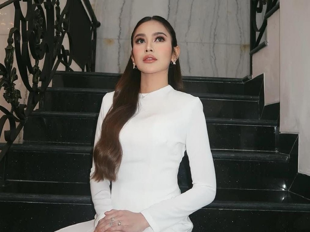 Mahalini Tampil Cantik Bikin Manglingi Saat Kenakan Busana Putih di Acara Akikah Anak Pertamanya