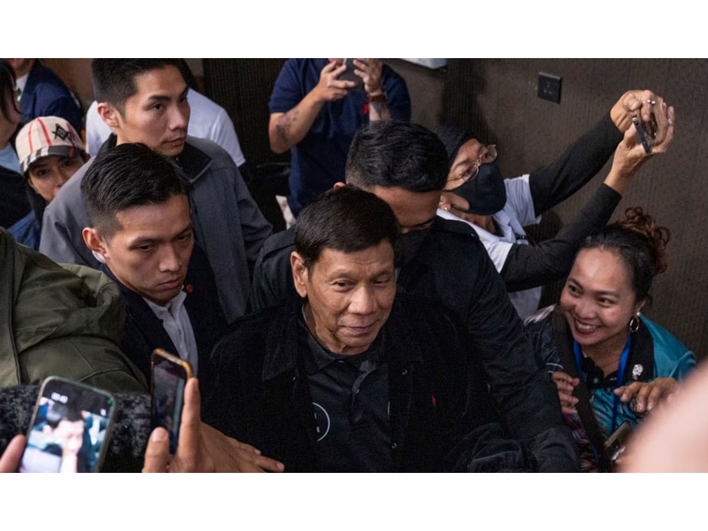 Mantan Presiden Filipina Duterte Ditangkap Atas Kejahatan Kemanusiaan