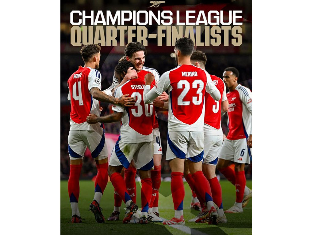Arsenal Lolos ke Perempat Final Liga Champions Singkirkan PSV