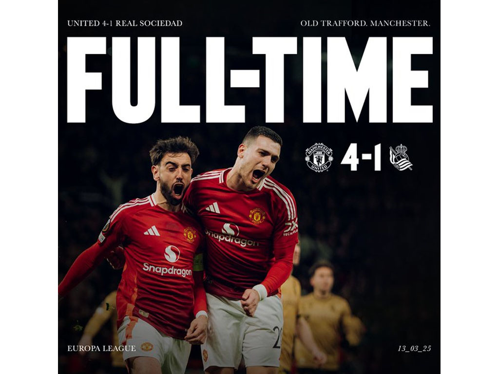 Manchester United Lolos ke Perempat Final Europe League Singkirkan Real Sociedad