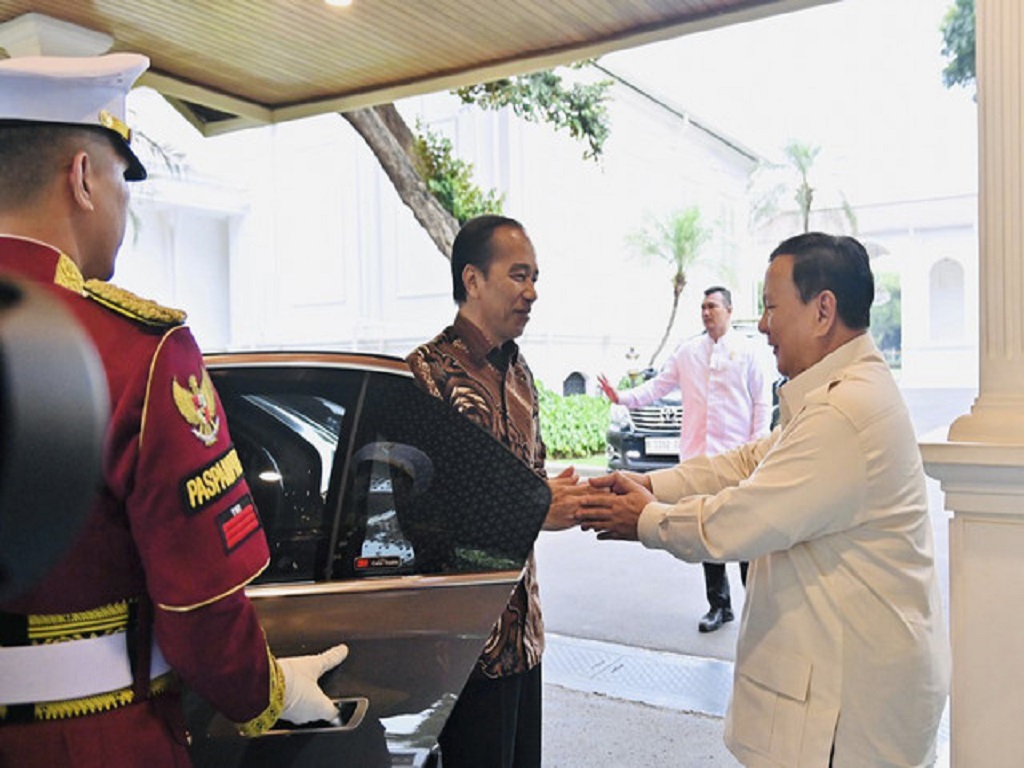 Momen Presiden Prabowo Undang Jokowi Bukber ke Istana
