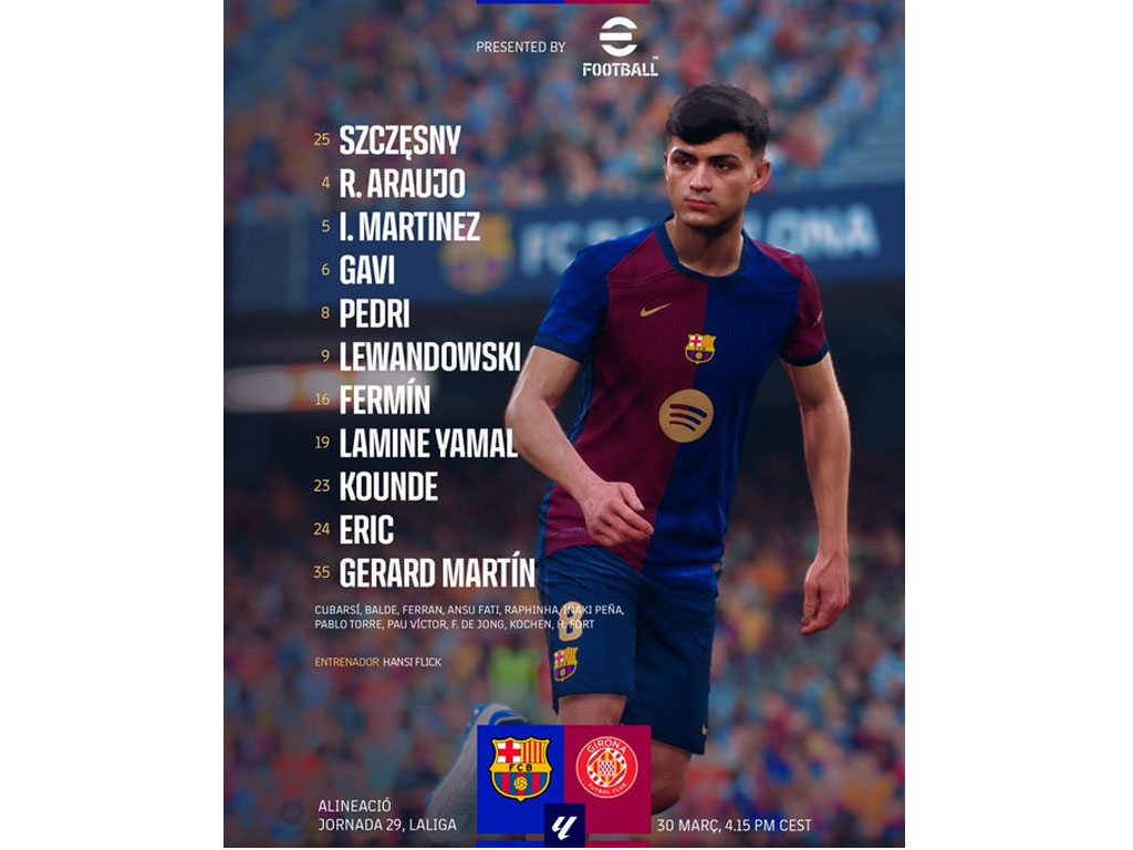 Barcelona Unggul Atas Girona Sampai Turun Minum di La Liga Spanyol